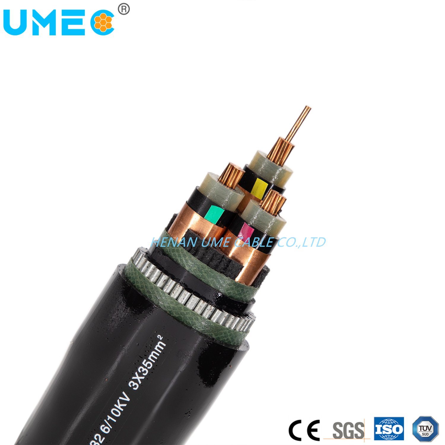 China 
                Nyy-J 4X6 Re 0.6/1kv los cables de alimentación certificación VDE
              fabricante y proveedor