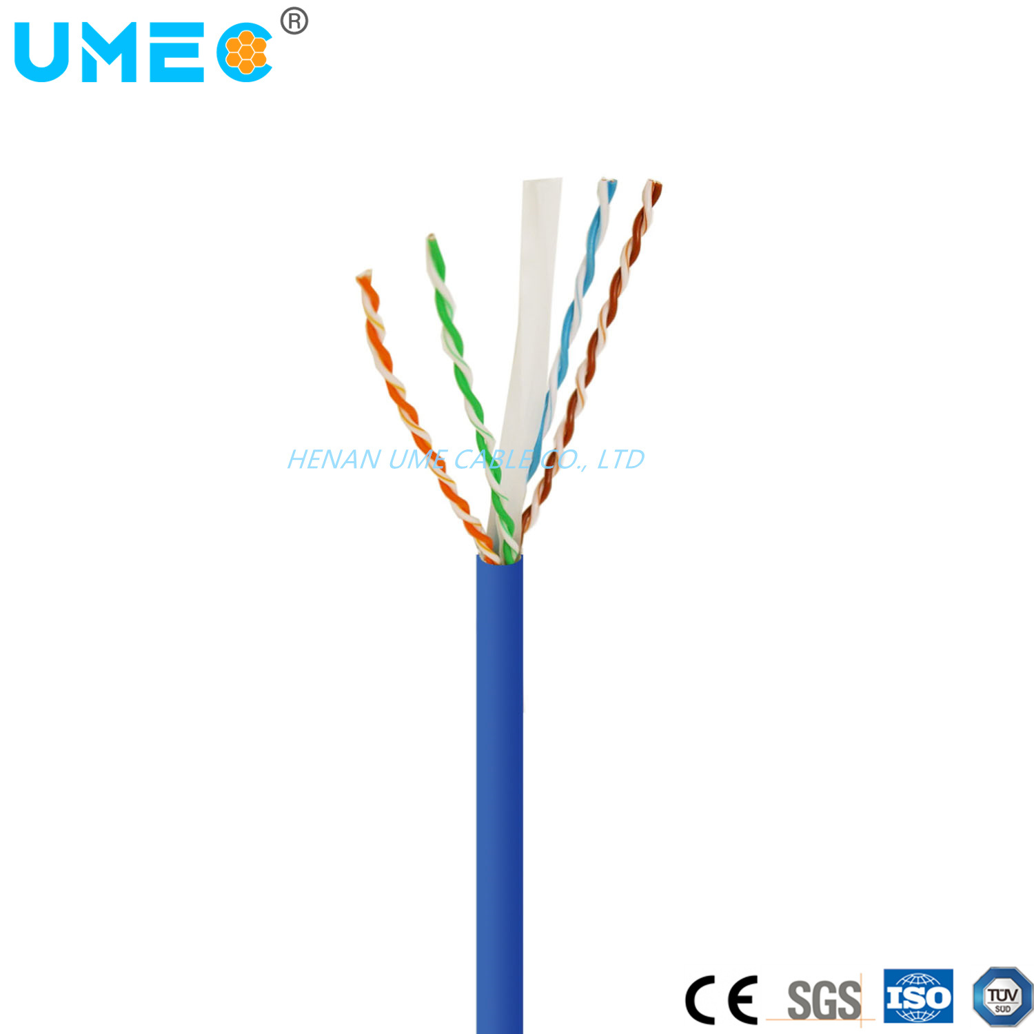 
                Cable Ethernet de red Cat-5e de alta velocidad OEM para portátiles de sobremesa Cable del router a granel 23awg 24AWG 25AWG 26AWG
            
