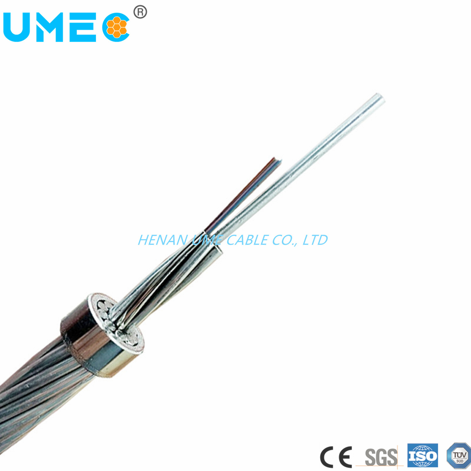 Китай 
                Оптическое волокно композитный провод соединения на массу Opgw
              производитель и поставщик