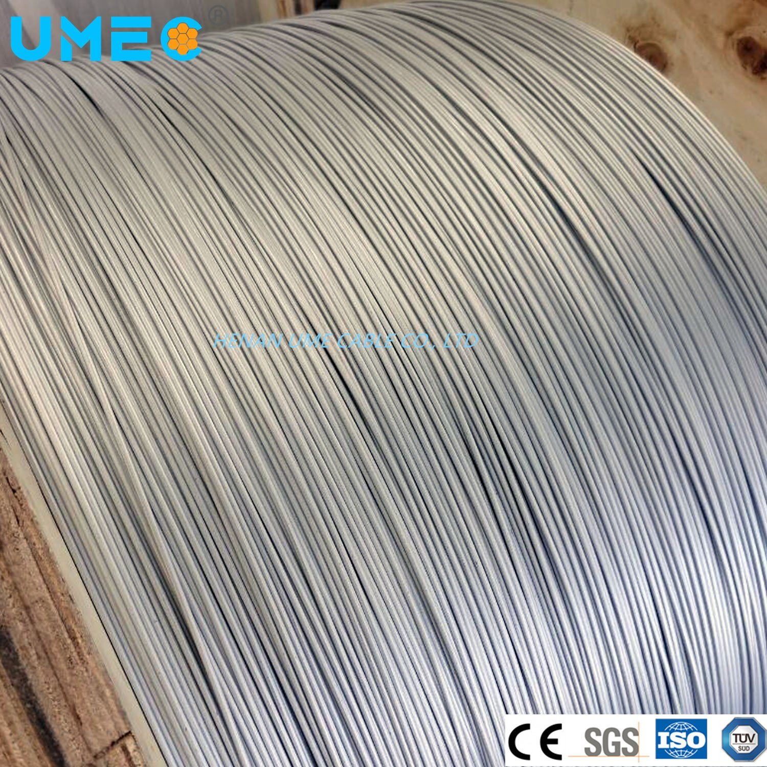 Китай 
                Оптический провод соединения на массу (OPGW) Alumoweld алюминия и стали многожильный провод Acs 7X2.59мм
              производитель и поставщик