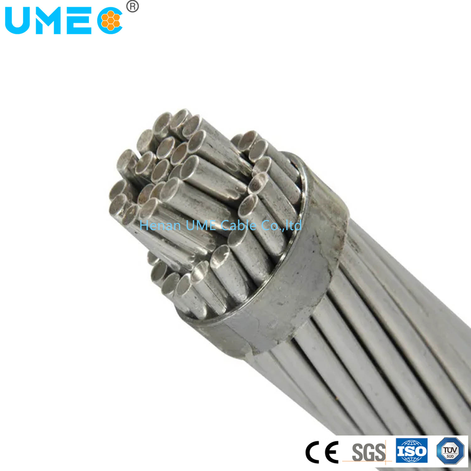 Overhead Ground Wire Aluminum Coated Steel Wire Alumoweld All as Strand 3.5mm Acs