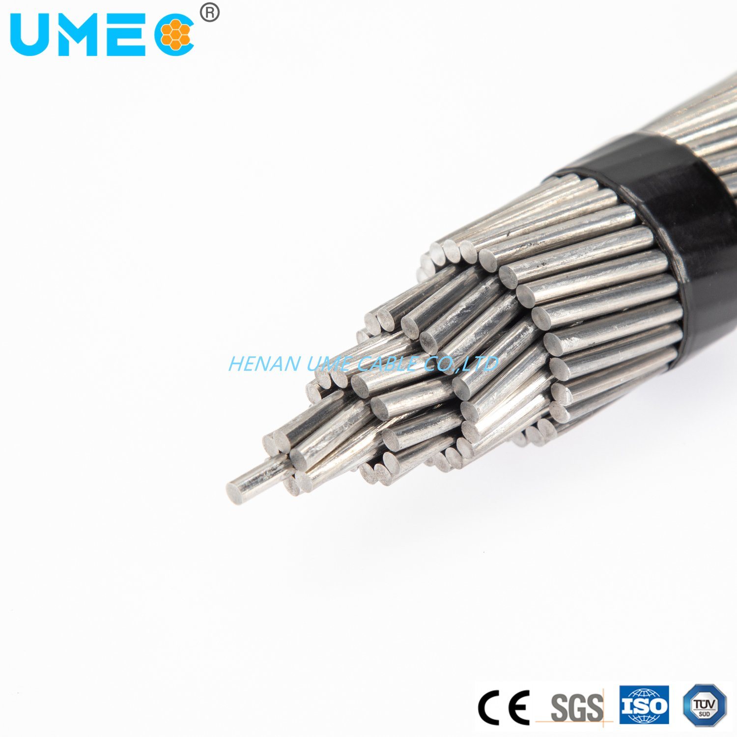 
                Cable de transmisión aérea Conductor de aluminio reforzado de aleación Acar
            