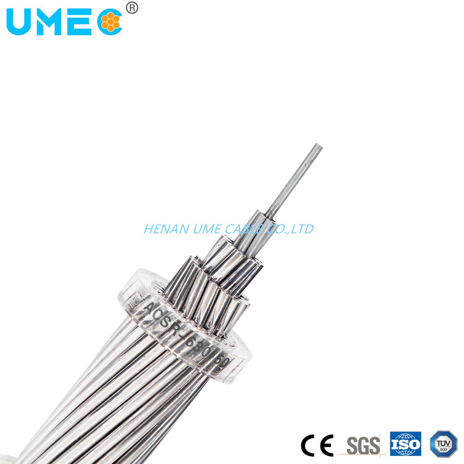 Overhead Transmission Line Aluminum Conductor Steel Reinforced Bare ACSR Conductor