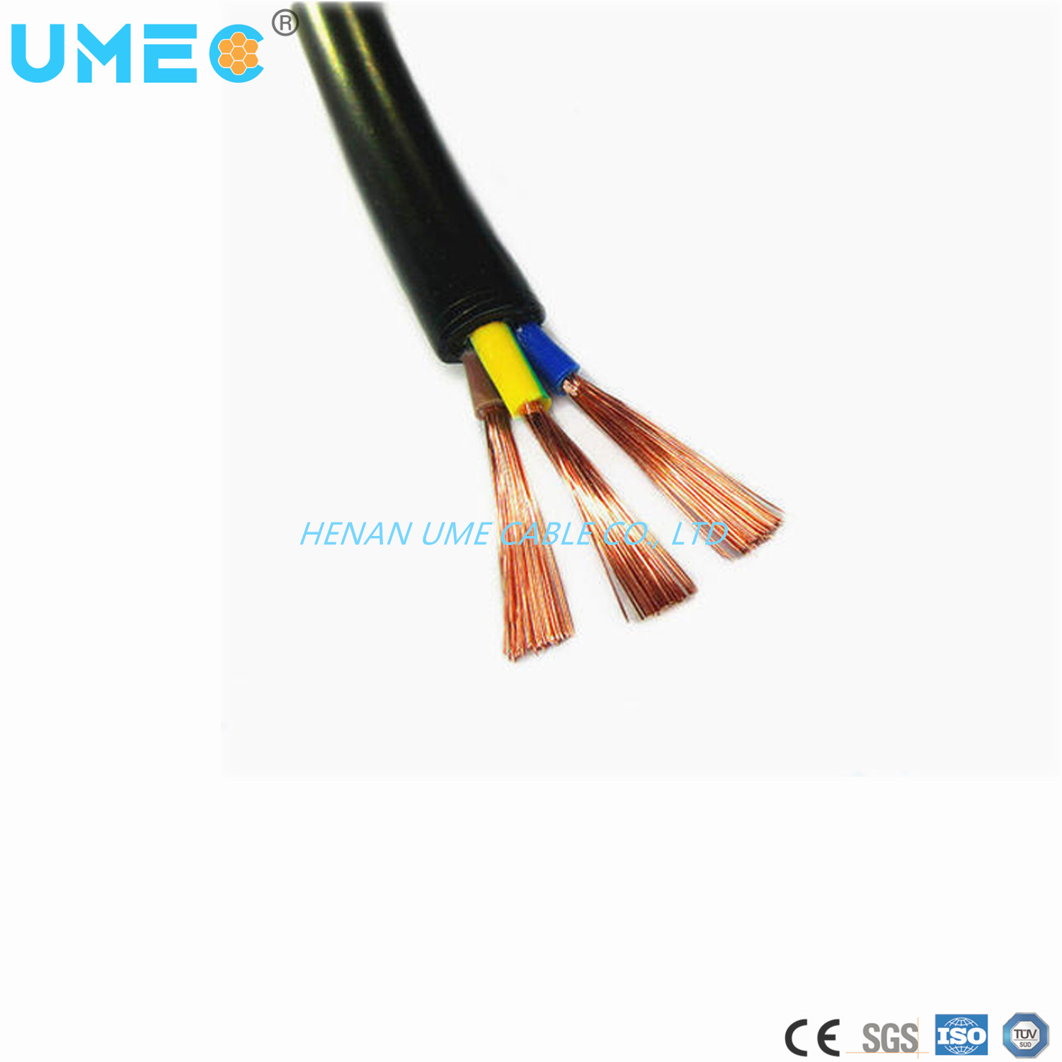 
                Aislamiento de PVC recubierto de PVC flexible Cable Rvv ronda
            