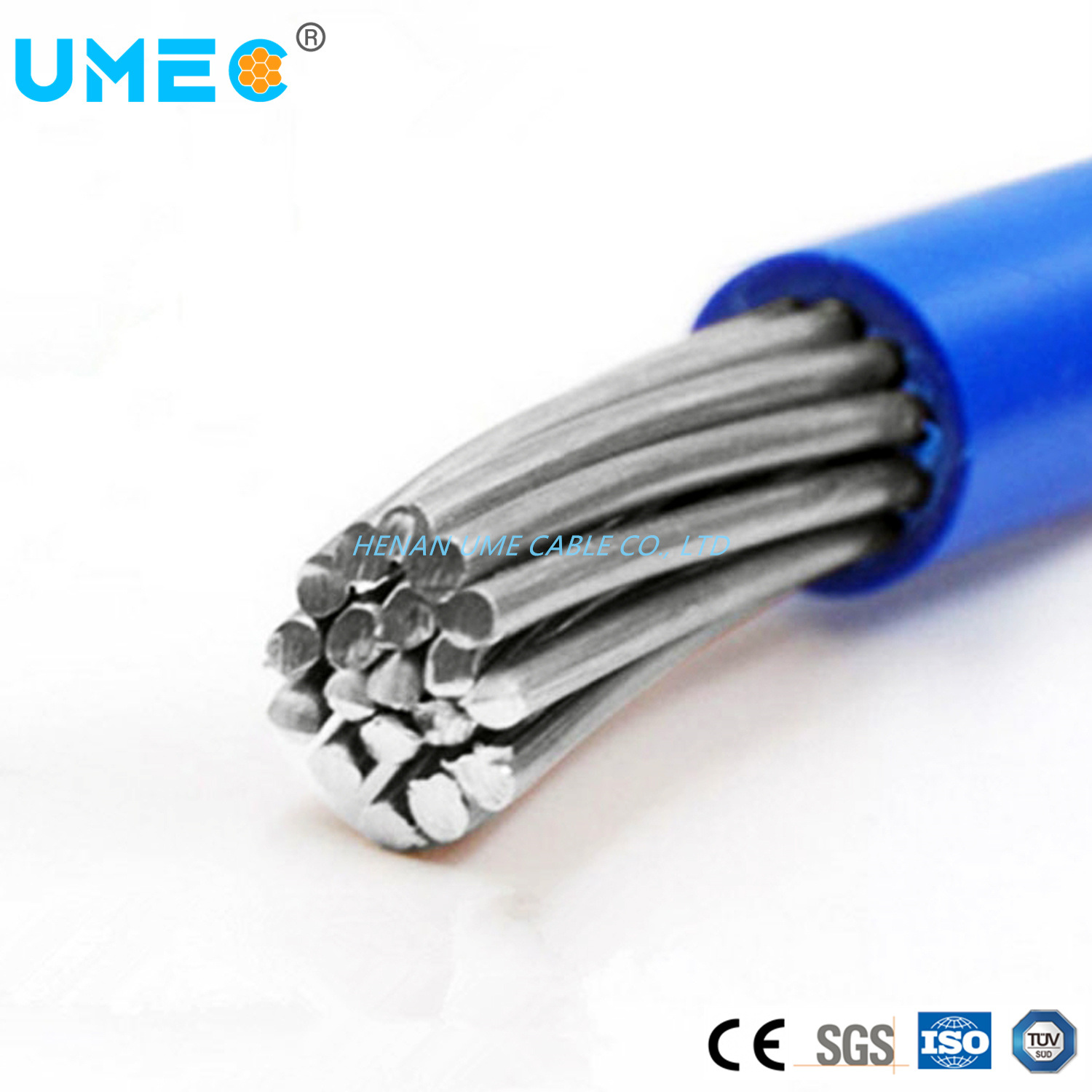 Cina 
                Filo elettrico a conduttore rotondo con isolamento in PVC o singolo Conduttore in filo di alluminio/rame
              produzione e fornitore