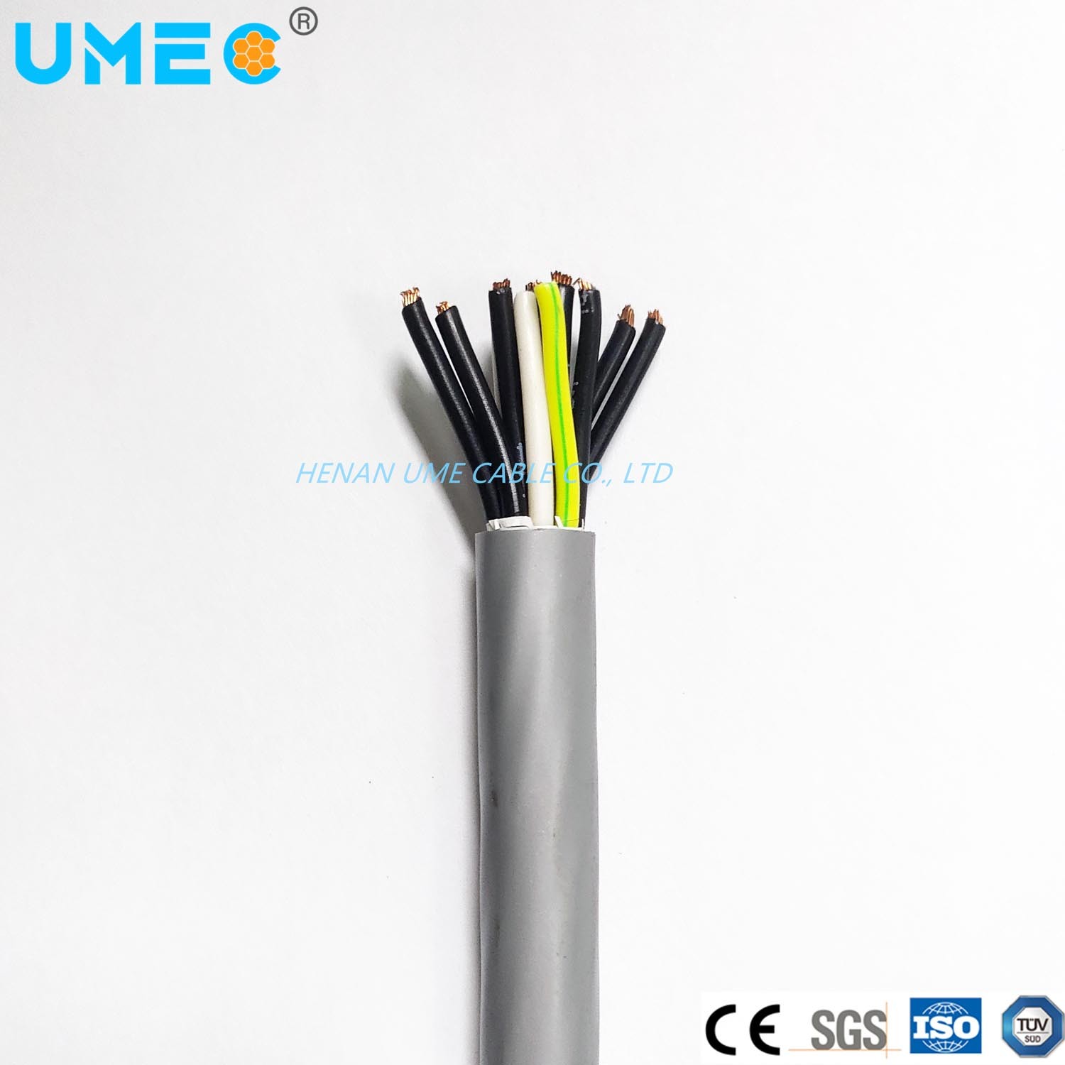 PVC Thermoplastic Control Cable Ysly-Jz/-Jb/-Oz/-Ob PVC Insulated PVC Jacket Flexible Copper Control Cable 1.0 1.5 2.5 4.0 10