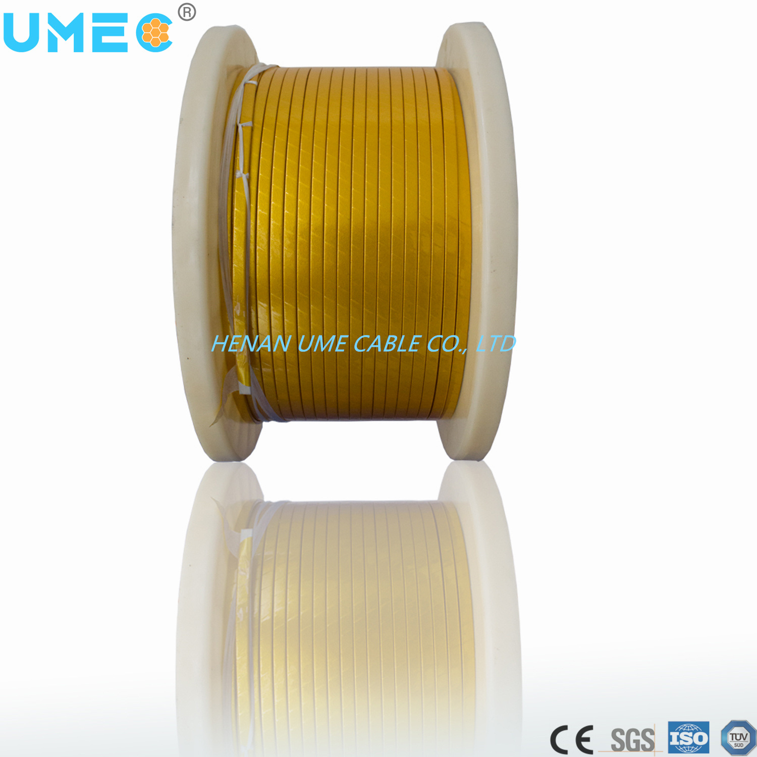 China 
                Polyimide Film Reinforced Mica Tape Wrapped Copper Flat Wire
              manufacture and supplier