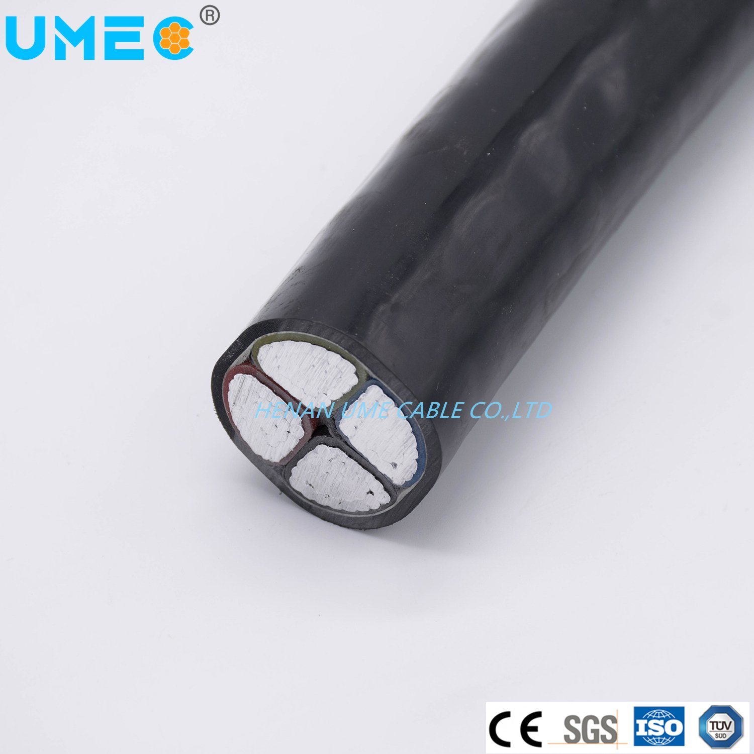 Power Distribution Line 3.6/6kv Oxygen-Free Copper Conductor PVC Insulated PVC Jacket Power Cable Cu/PVC/PVC