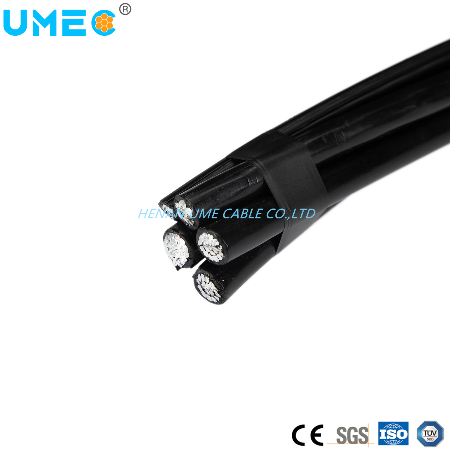 Power Transmission Line 0.6-1kv XLPE Insulated Overhead Secondary Distribution Aerial Bundled Cable ABC Cable