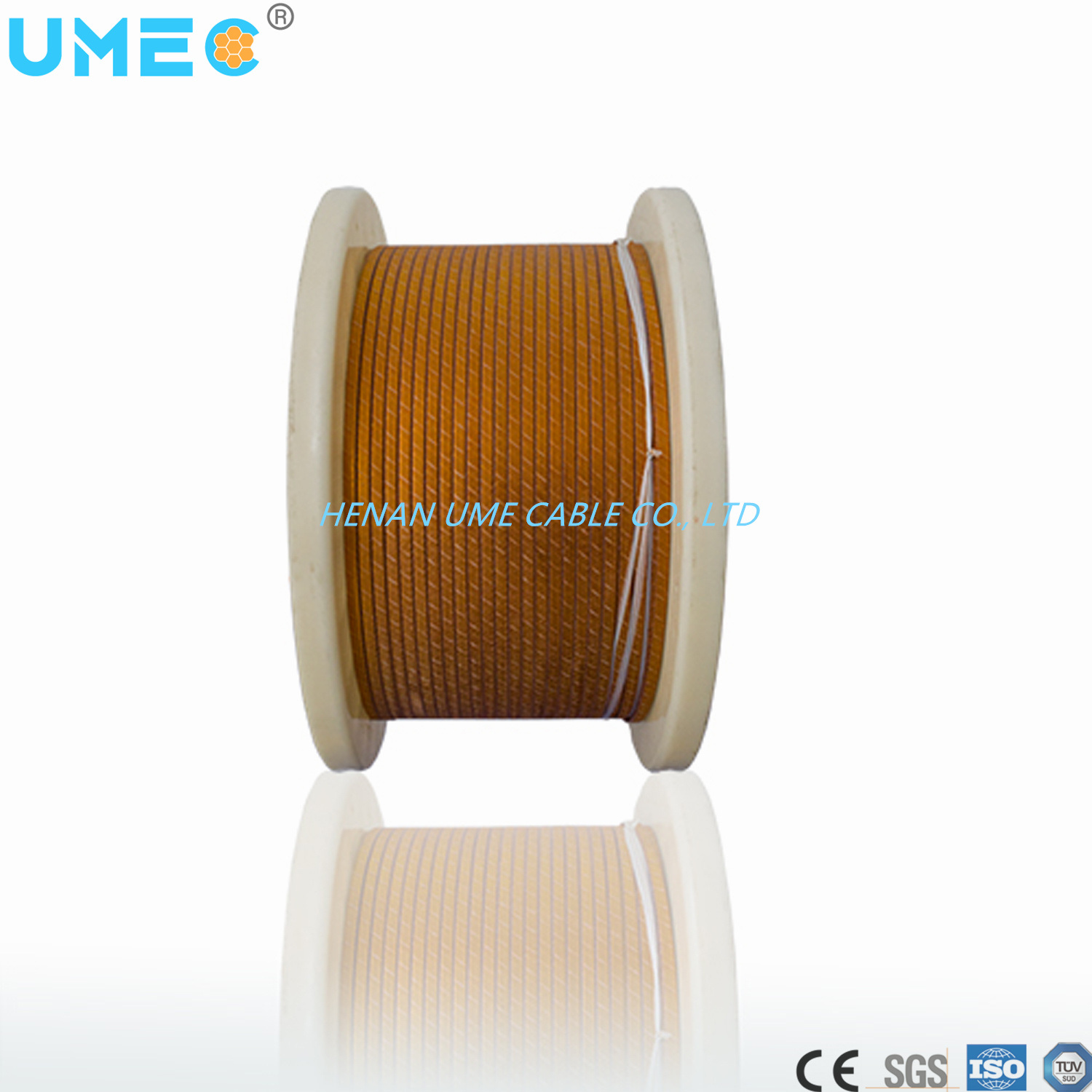 Self-Adhesive Fibreglass and Mica Tape Wrapped Flat Copper Wire