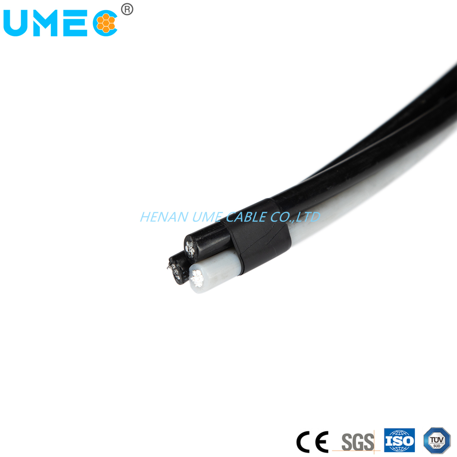
                Service Drop Cable Neutral Messenger AAAC Triplex Cable 6AWG HIPPA
            