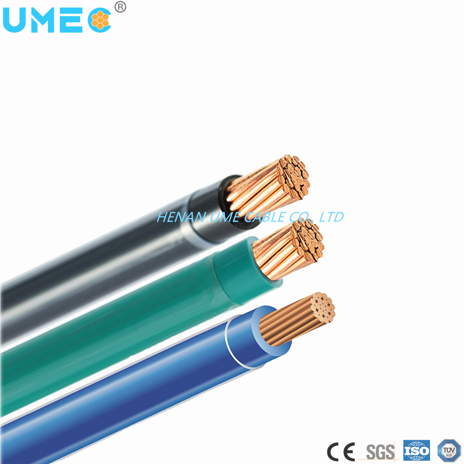 Cina 
                PVC a conduttore singolo isolato con guaina in nylon THHN
              produzione e fornitore