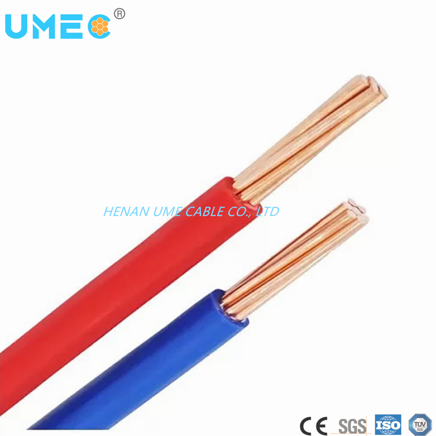 China 
                Construcción de Casa aislada de PVC de núcleo único cable eléctrico de cobre flexible H07V-R
              fabricante y proveedor