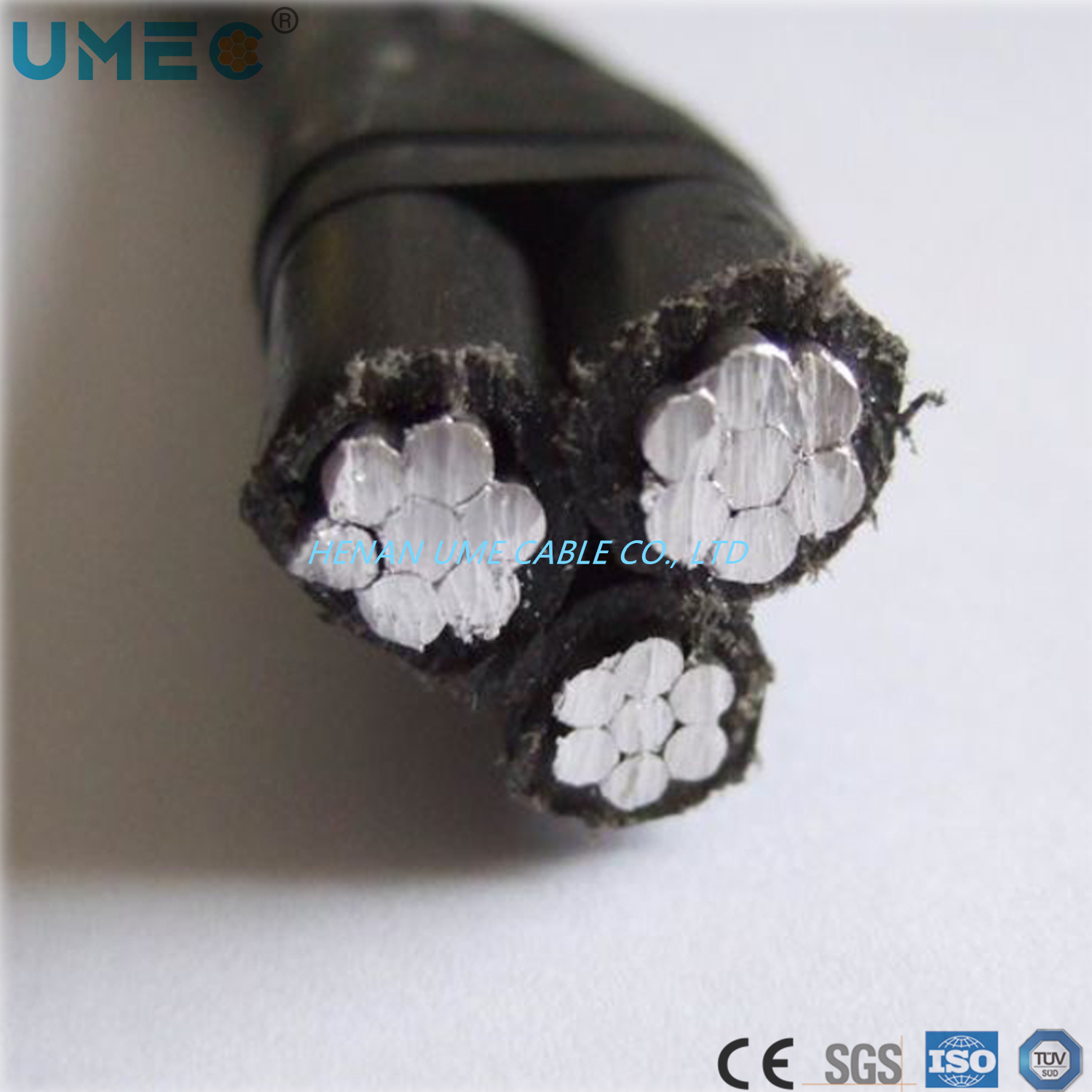 China 
                Supply Power 600V Concentric Strand XLPE Insulated Aluminum Conductor Triplex Service Drop Cable
              manufacture and supplier