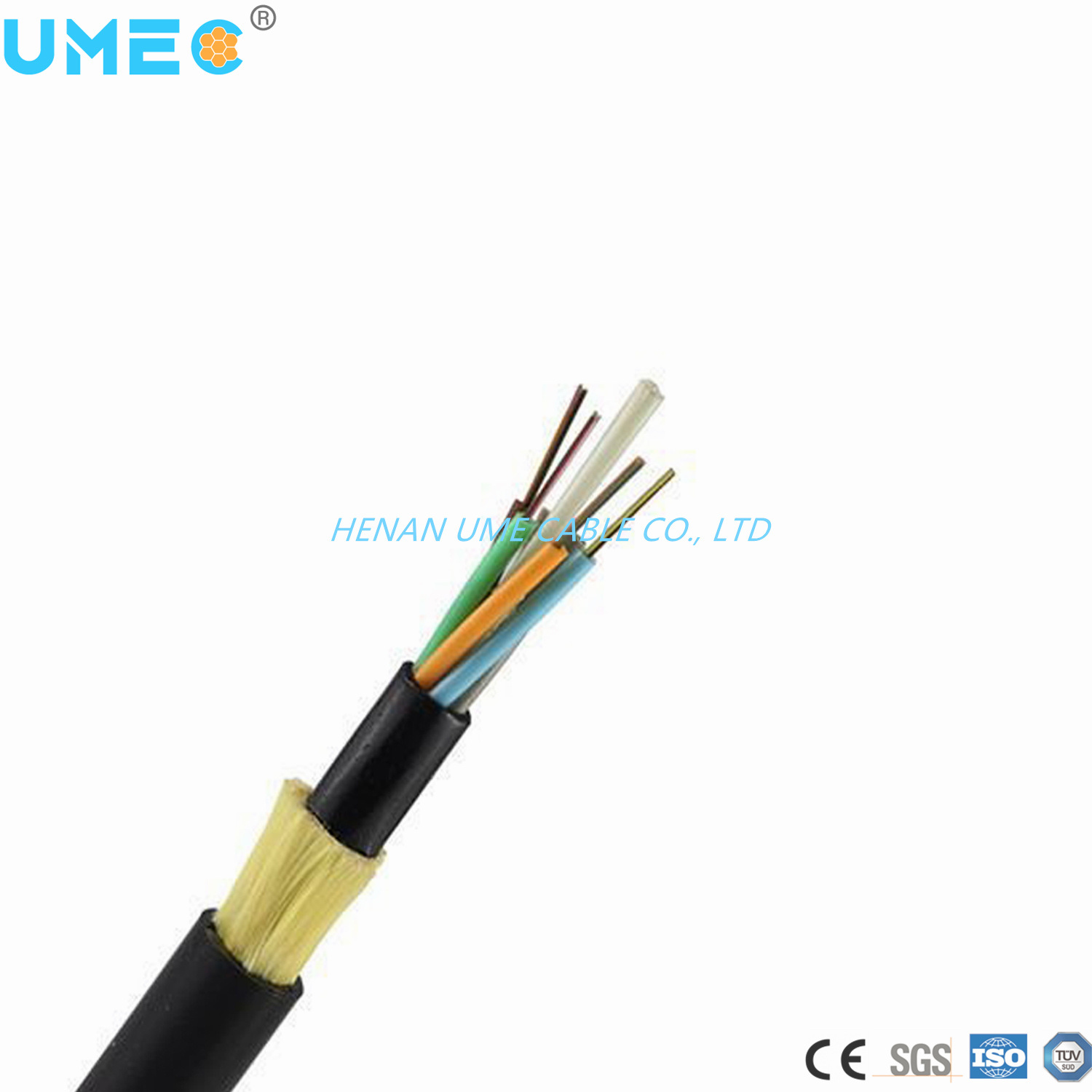 Telecommunication System Optical Fiber Cable ADSS Cable