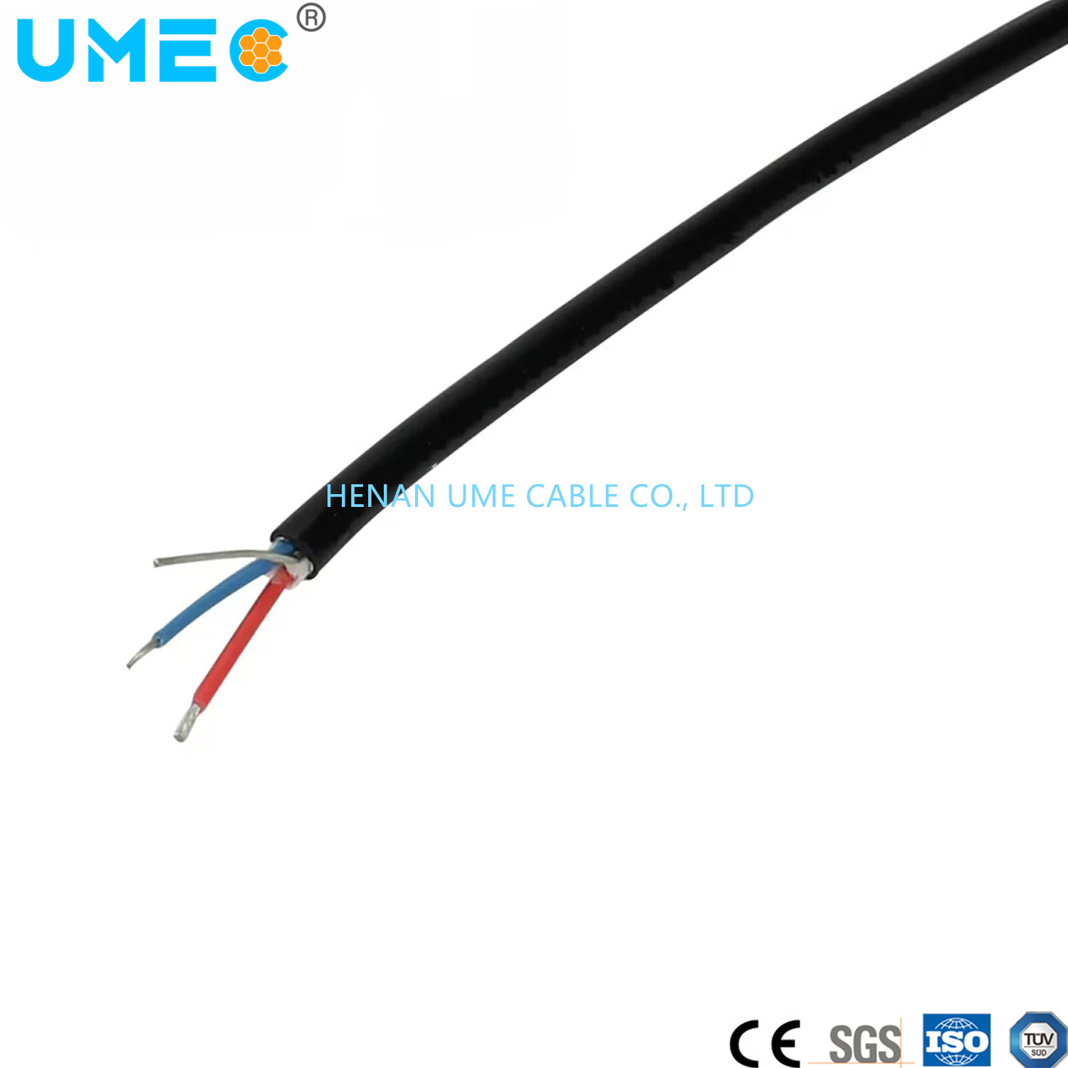 
                Verzinntes Kupfer-Hirn-Abschirmung Ruban Aluminium/Polyester DMX512n-Kabel
            