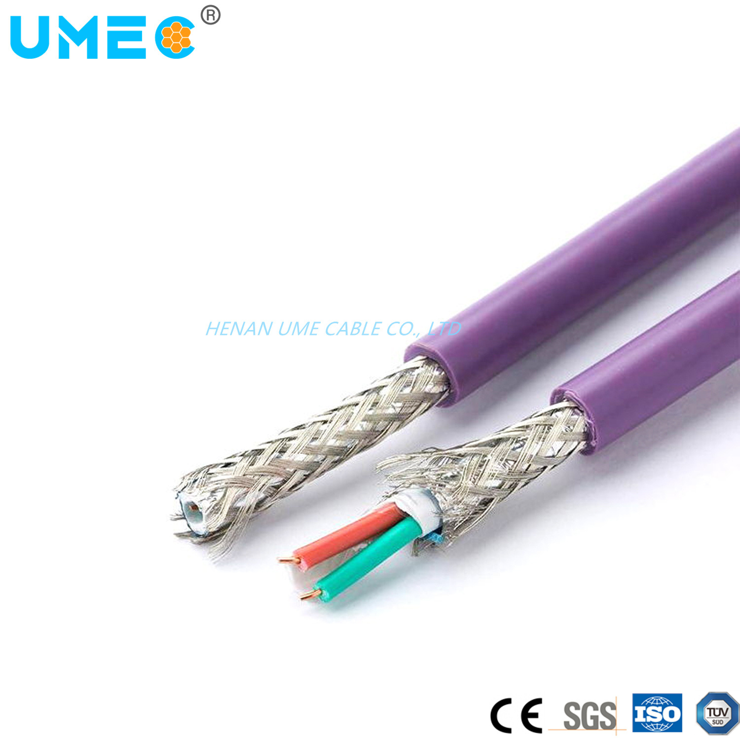 Tinned Copper Braid Flex/Solid Stranded Copper Wire Highly Quality PVC Network Process Field Bus Cable