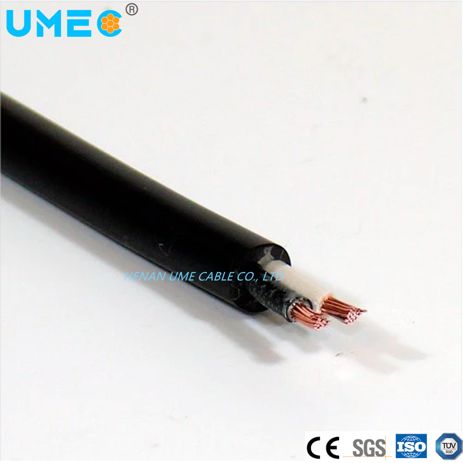 Tsj Tjs-N Cable IEC ASTM Standard Approved PVC Insulated Nylon Sheathed 2X8AWG 3X8AWG 4X8AWG Electrical Wire and Cables
