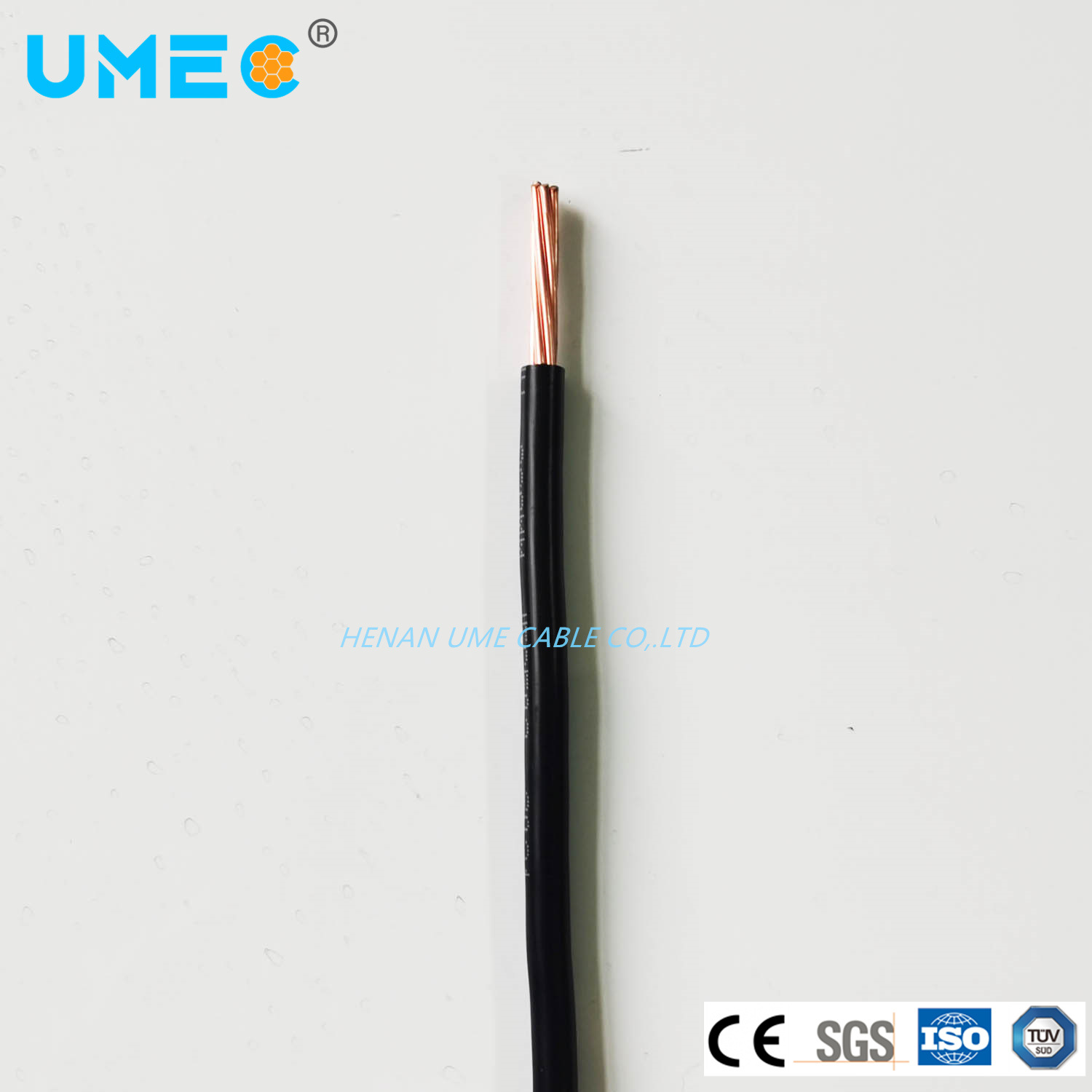 Ume Brand Installation House Building PVC Insulated Wire Bvr Wire