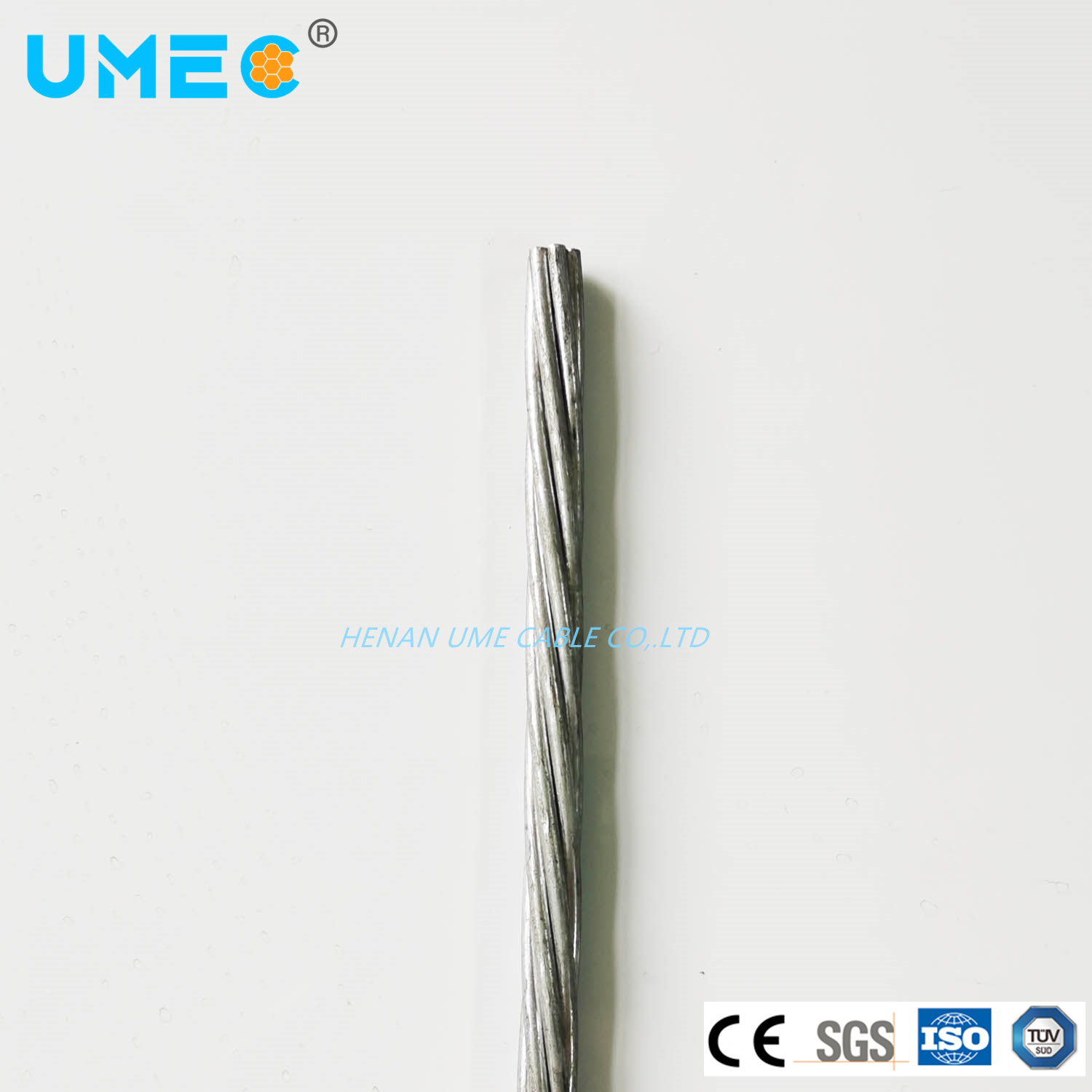 Widely Used Wire Bare Conductor Concentrically Strand Wire Galvanized Steel Wire Strand