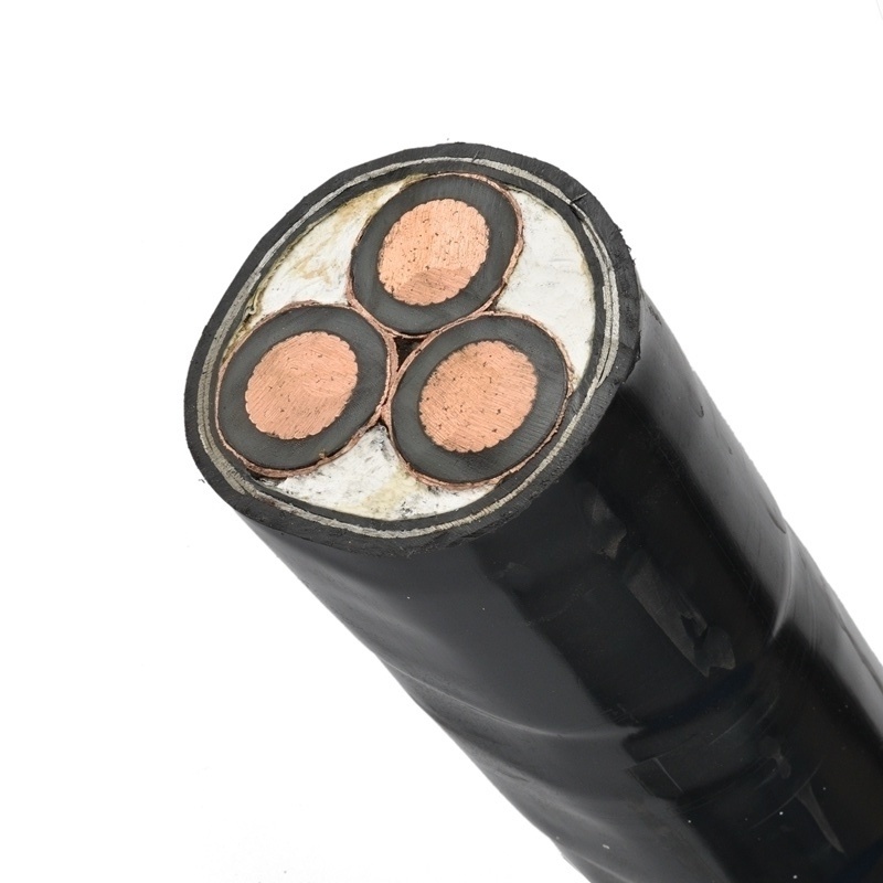 0.6/1kv 3 X 120mm2 Copper Wire Conductor XLPE Insulation Steel Tape Armoured PVC Sheath Power Cable