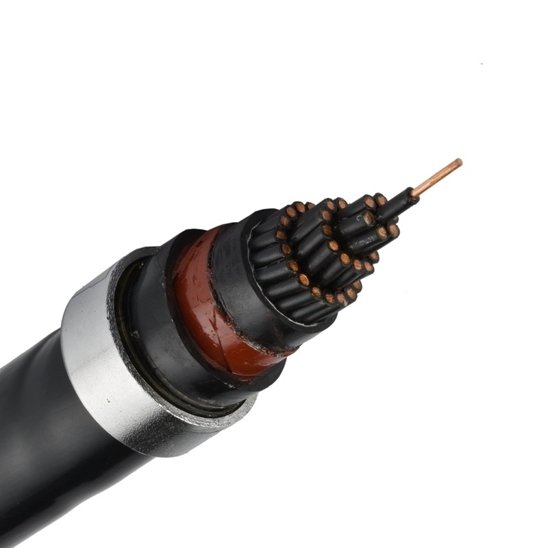 0.6/1kv Control Cable 3 X 4mm2 XLPE/PVC Insulated Copper Wire Braiding Screen and Shielding Steel Wire Armored PVC Sheathed Cable
