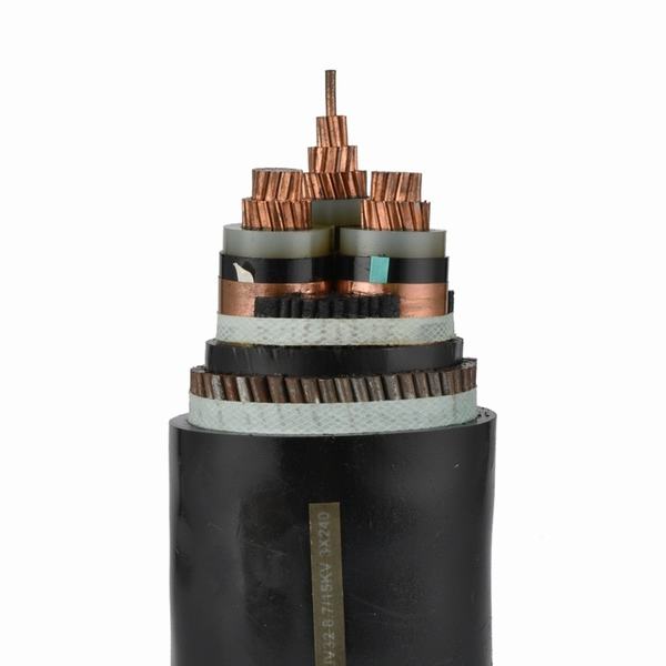 China 
                                 Núcleo de 1 o 3 núcleos, Conductor de cobre y aluminio aislante XLPE Cable de alimentación con tensión nominal 3.6/6kv-26/35kv                              fabricante y proveedor