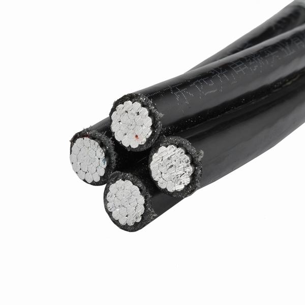 
                                 Кабель алюминиевый проводник XLPE ABC изолированный кабель антенны в комплекте кабель Douplex накладных расходов/Triple/Quadruplex службы кабеля питания                            