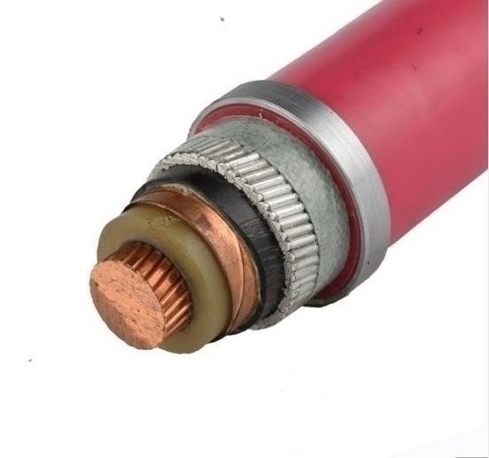 BS Standard High Voltage 3 X 400mm2 XLPE Insulation Copper/Aluminum Conductor Copper Stape Screen Steel Wire Armoured PVC Sheath Cable Water Proof
