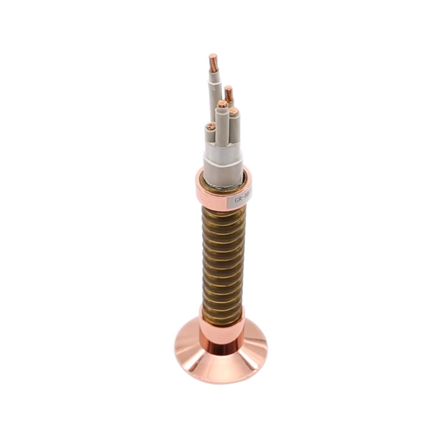 
                IEC60227 450V/750V 3 X 4 mm2 fils de cuivre Conducteur multibrins Insualation PVC et gaine en PVC de dépistage de fil de cuivre Cable
            