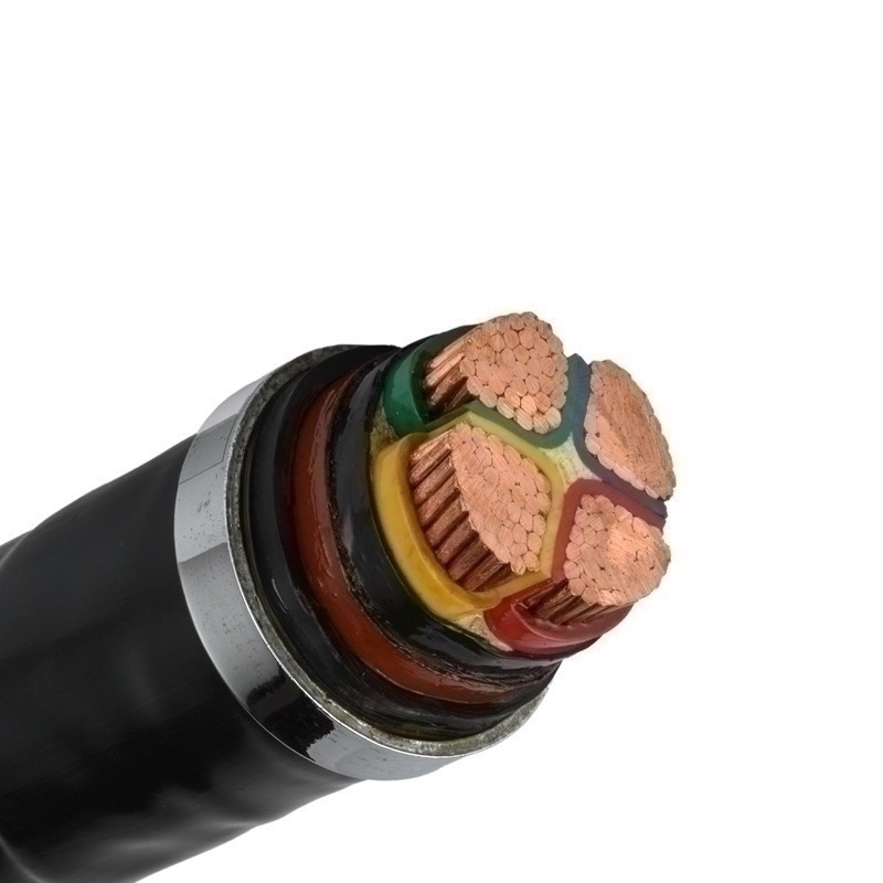 IEC60502 Power Cable 3 X 300mm2 Aluminum/ Copper Conductor XLPE or PVC Insulation Copper Tape Screen Copper Wire Shielding PVC Sheath Electrical Cable