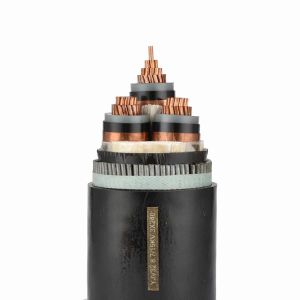 Medium Voltage XLPE Insulated PVC Sheathed 3 Core Power Cable