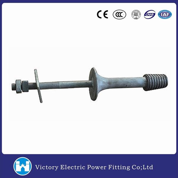 China 
                        1 Inch Lead Thread Galvanized Transformer Lead Pin
                      manufacture and supplier