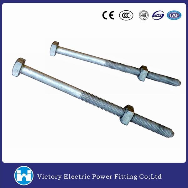 China 
                        ANSI Stamdard Pole Line Hardware Fittngs Galvanzied Machine Bolt
                      manufacture and supplier