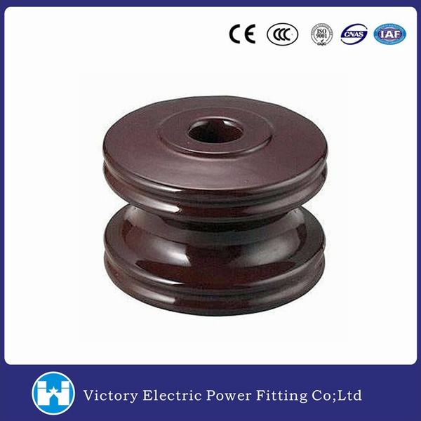 China 
                                 Braune Farbe Porzellan Spulen Isolator 53-2                              Herstellung und Lieferant