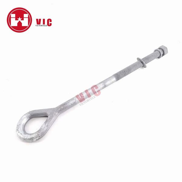 China Making Forged Oval Eye Bolt for Deadend Construction