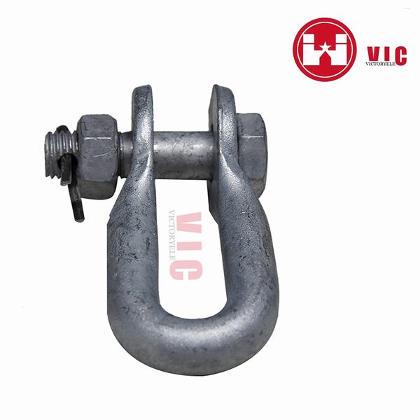 China 
                        Drop Forged Steel Vic Anchor Chain Shackle with U Type
                      manufacture and supplier