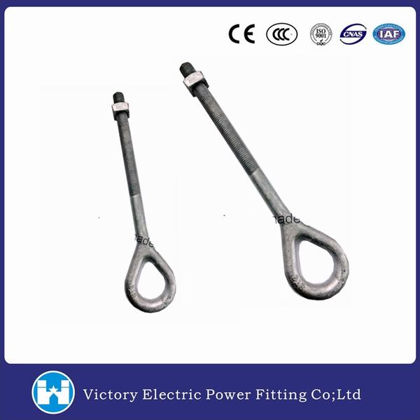China 
                        Forged Oval Eyebolt Hot DIP Galvanized Oval Eye Bolt
                      manufacture and supplier
