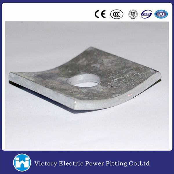 Chine 
                                 Rondelle carrée incurvée de fixation en acier galvanisé                              fabrication et fournisseur