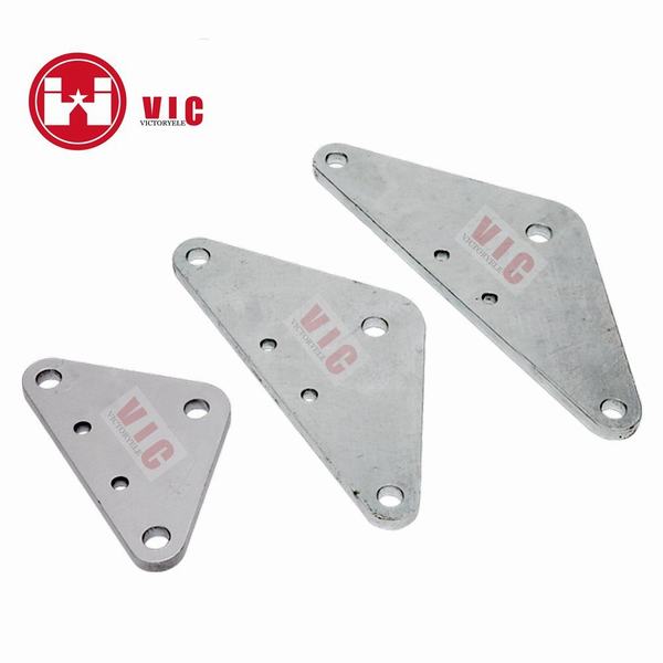 China 
                                 Triângulo de aço galvanizado placa do garfo para a linha da conexão de alimentação                              fabricação e fornecedor