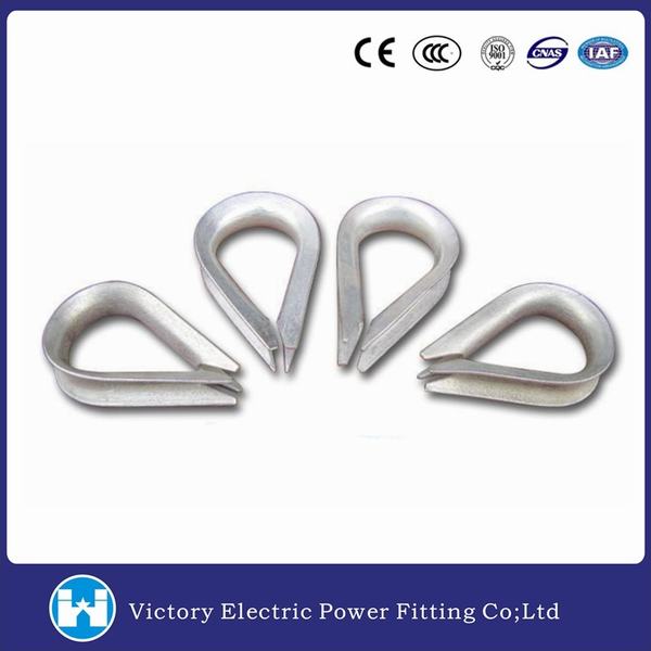 High Quality Hot DIP Galvanized Thimble Clevis for Guy Grip Cable Clamp Overhead Line Fitting
