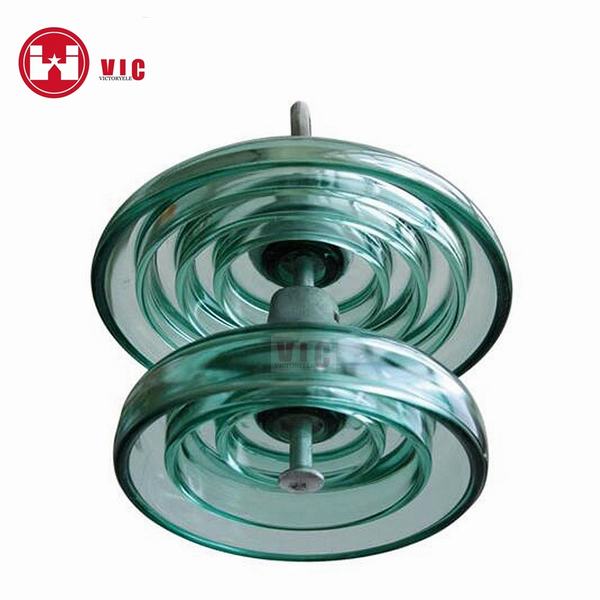 China 
                                 Alta Tensão da suspensão do disco de vidro temperado Isolador sobrecarga para as conexões de linha                              fabricação e fornecedor