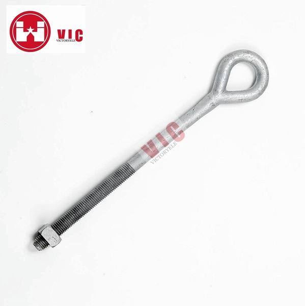 China 
                        Hot DIP Galvanized Oval Eye Bolt for Line Construction Hardware
                      manufacture and supplier