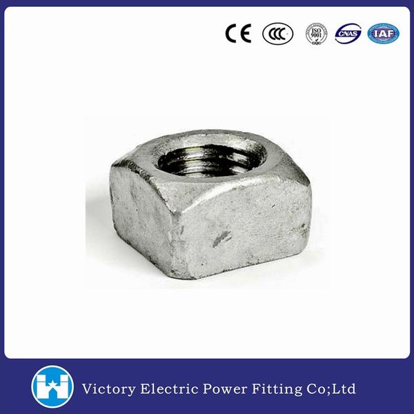 
                        Hot DIP Galvanized Square Nut and Lock Nut for Machine Bolt
                    