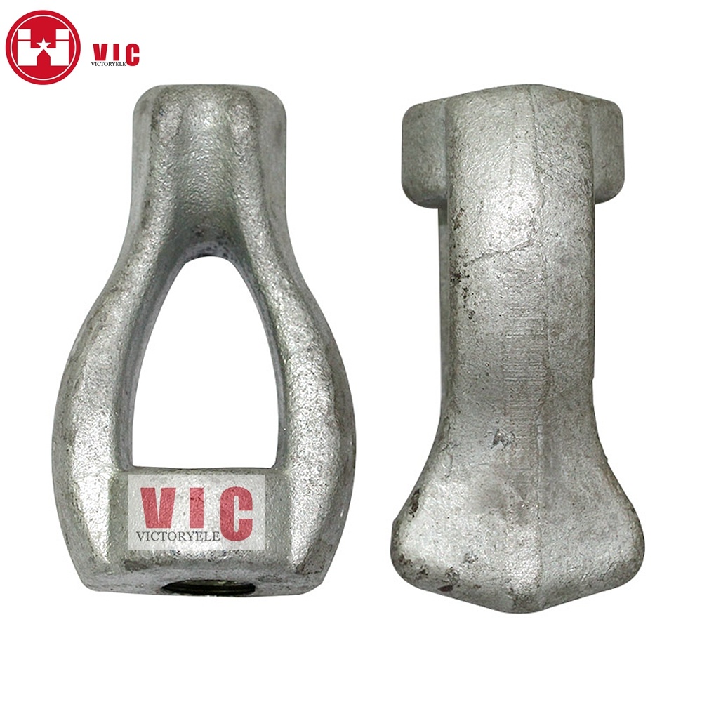 Pole Line Hardware Hot DIP Galvanized Forged Steel Thimble Eye Nut