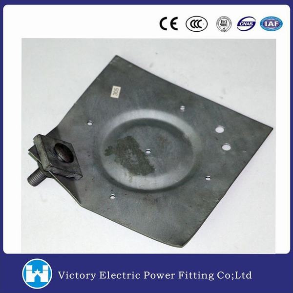 Vic Electric Power Fitting Galvanized Steel Ground Plat Pole Butt