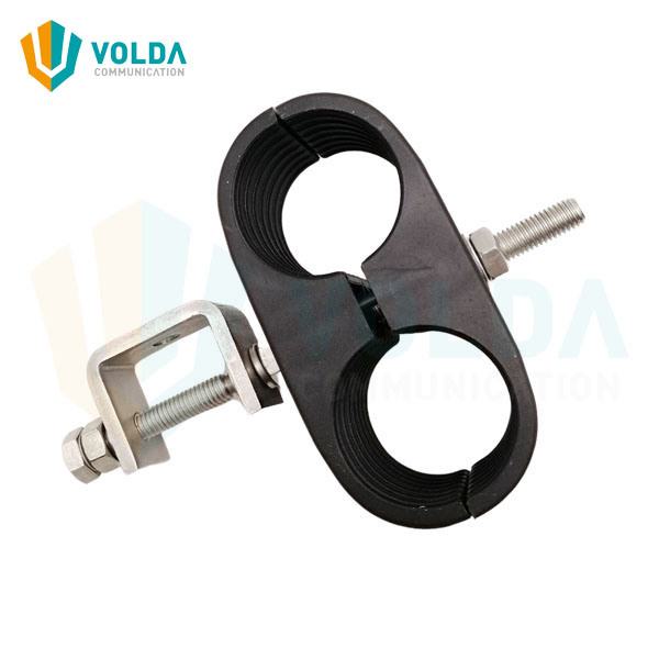 China 
                        1-1/4" Double Hole Feeder Cable Clamp
                     supplier
