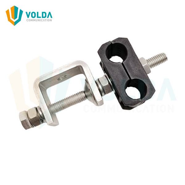 China 
                        1/2" Superflexible Double Hole Feeder Cable Clamp
                      manufacture and supplier