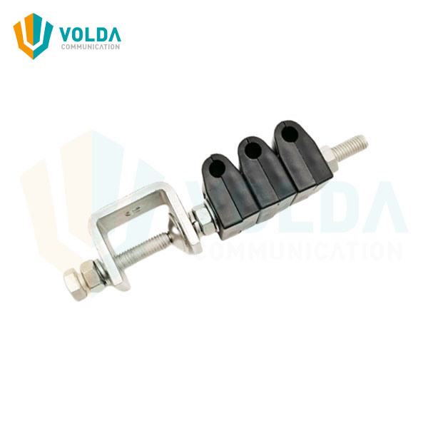 1/4 Inch Cable Clamp for Telecom Tower Coax Installation