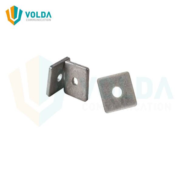 Chine 
                                 1-5/8" rondelle carrée en acier galvanisé 1/2 " trou central                              fabrication et fournisseur